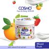Cosmo Skin Care Premium Mixed Fruit Face & Body Scrub 500ml/16.9fl.oz, Smoothie, Moisturizes & Strengthens, Exfoliating, Youthful Glow, Facial Scrub, Face & Body Wash, All Skin Types, For Men & Women view 2