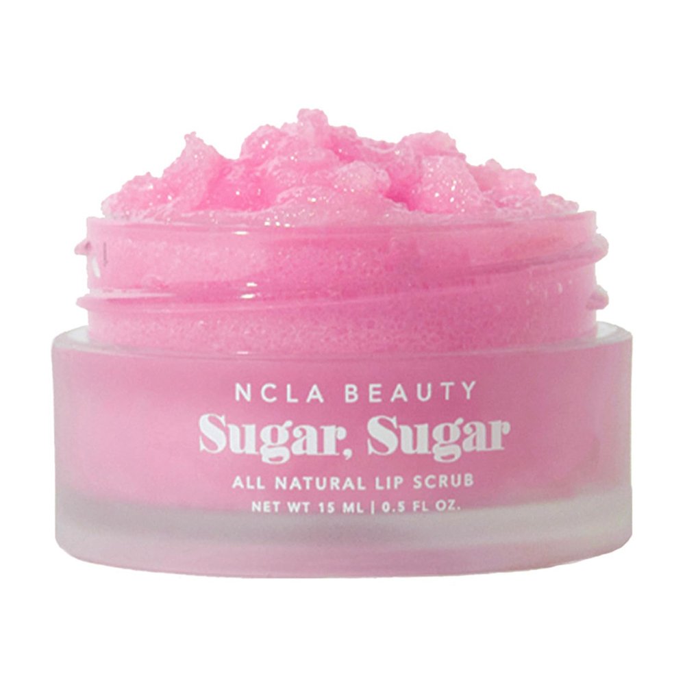 NCLA Beauty Sugar All Natural Lip Scrub - Lip Exfoliator - Made with Sugar, Cocoa and Shea Butter, Agave Nectar - Dragon Fruit and Acai Berry - 0.5 oz