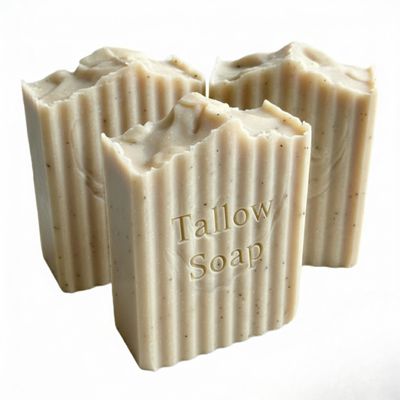 Back2Naturalness Natural Organic Grass-Fed Tallow Soap Bars, Handmade, For Face & Body, Men and Women, All Skin Types, Long-Lasting, Travel-Friendly (3 Pack), Made in USA, 1 lb, Variety Pack