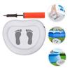 PACKOVE Swimming Pool Foot Bath Tray Inflatable for Pedicure Bath for above Ground Inflatable Pools Easy to Clean Portable view 2