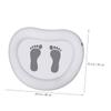 PACKOVE Swimming Pool Foot Bath Tray Inflatable for Pedicure Bath for above Ground Inflatable Pools Easy to Clean Portable view 3