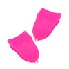 PACKOVE 2pcs Silicone Makeup Brush Cleaning Pad Exfoliating Face Scrubber Pad Soft Travel Home Use view 1