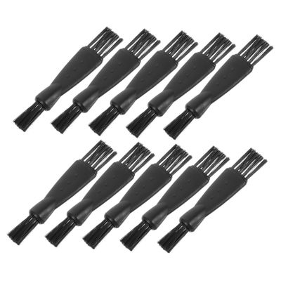 WOFASHPURET 10pcs Dual Head Electric Razor Cleaning Brush for Men Nonshedding Grooming Tool for Shavers Hair Clippers Travel-Friendly Easy to Use