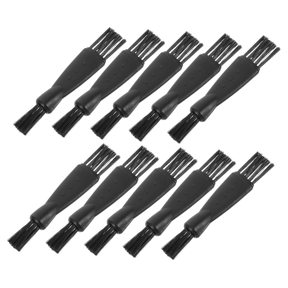 WOFASHPURET 10pcs Dual Head Electric Razor Cleaning Brush for Men Nonshedding Grooming Tool for Shavers Hair Clippers Travel-Friendly Easy to Use