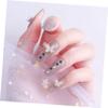 Artibetter 10pcs Self-Adhesive Body Gems Stickers for Face Eyes Nails Sparkling Rhinestone Decorations for Makeup Parties Festivals Unique Accessories White Black view 4