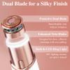 Facial Hair Removal for Women | Upper Lip Mustache Remover Device Face Shaver Woman Chin Peach Fuzz Electric Trimmer Dermaplane Female Razor Ladies Tweezers Lady Epilator Girls Gen3 by VISOFO view 3