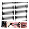 VICASKY 30Pcs Dual-Sided Eyeshadow Brush Set Disposable Makeup Applicators for Eye Shadow Soft Sponge Tips for Women and Makeup Artists for Travel and Daily Use view 3