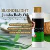 BLONDELIGHT Jumbo Body Oil 8oz | Lightweight, Fast-Absorbing Moisturizing Oil for Soft, Smooth Skin | Hydrating for Dry Skin, Elbows, Knees, Hands & Feet | Daily Use for Nourished, Healthy Skin view 2