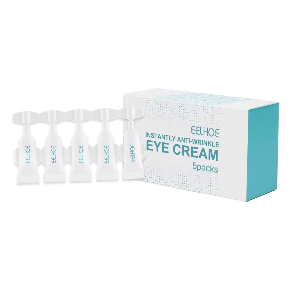 OTVENA Korean Instant Eye Cream Advanced Anti-Aging Formula in 25 Individual 1ml Vials Instantly Reduces Puffiness, Dark Circles & Wrinkles Firming & Lifting Under Eye Treatment for Men & Women