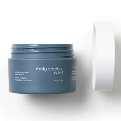 Daily Practice by Dr. B Cleansing Balm Makeup Remover - Nourishing Makeup Remover Balm with Squalane & Argan Oil - Hydrating, Gentle, Travel Size - Paraben/Phthalate/SLS-Free - 2.5 oz