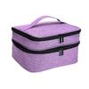 TOVINANNA 30grid Nail Travel Case for Nail Tech Compartment Organizer Bag Handle Polish Organizer Case view 1