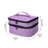 TOVINANNA 30grid Nail Travel Case for Nail Tech Compartment Organizer Bag Handle Polish Organizer Case view 2