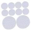 VICASKY 20pcs Nail Art Eyebrow Pencil Sharpener Sandpaper Eyeliner Sharpener Pads for Sketch Pencil Crayon Sharpening Tool Compact Makeup view 1