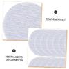 VICASKY 20pcs Nail Art Eyebrow Pencil Sharpener Sandpaper Eyeliner Sharpener Pads for Sketch Pencil Crayon Sharpening Tool Compact Makeup view 3
