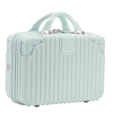 Capacity Makeup Organizer Cosmetic Suitcase Vintage Travel Storage Case for Cosmetics Brushes and Accessories for Use