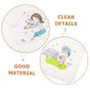 Abaodam 3pcs Washcloths Soft Towels for Face Hand Cleaning Reusable Burp Cloth for Boys and Girls view 4