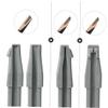 Healeved 3pcs Eyebrow Pencil Sharpener Makeup Pencil Sharpeners Duckbill Assist Tool Easy to Use Makeup Aid view 2