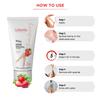 Strawberry Hair Removal Cream for Women with Darkness Formula 25g (Pack of 5) | Suitable For Sensitive Skin, For Body, Legs, Underarms, Arms and Bikini Line view 4