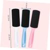 BAZEITFLOW 6pcs Double-Sided Sandpaper Foot File Exfoliating Scrub Remover Callus Corn Remover Pedicure Tool Random Color view 2