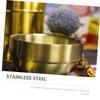 Gogogmee Stainless Steel Shaving Soap Bowl for Men Sturdy Foaming Facial Cleanser Cup Heat Insulated Shaving Cream Bowl for Home Bathroom view 4