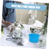 Angoily 2pcs Silicone Wax Melting Pot Professional Wax Warmer Replacement Dish for Heater view 3