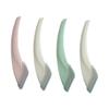Healvian Crescent Moon Portable Eyebrow Trimmer Set 4 Pieces for Women Compact Hair Removal Tool for Precise Eyebrow Shaping Travel-Friendly Beauty Essential Random Color view 1