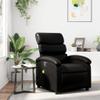 KCCKOM Massage Recliner Chair Black Faux Leather Armchairs view 1