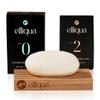 Elliqua Unwind Bundle  Cleansing Body Bar No.0 Unscented + No.2 Coconut & Vanilla  Made in USA  Vegan, Plastic-Free, Natural, Eco-Friendly, Long-Lasting, Cruelty-Free  No Parabens or Sulfates view 1