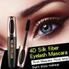 4D Silk Fiber Lash Mascara Waterproof Smudge-Proof Long-Lasting Eyelash Extension Makeup for Thicker Voluminous Dramatic Lashes Hypoallergenic Formula Black Mascara 3 Pack view 2