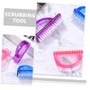 Ciieeo 12pcs Ergonomic Nail Dust Brushes Hand Fingernail Cleaning Tool for Manicure Pedicure Lightweight Travel-Friendly Design Sturdy Handle Versatile for Dust Removal view 4