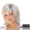 Bundle - 3 Items: Storm Wig by Noriko, Christy's Wigs Q & A Booklet & Wide Tooth Comb - Color: Frosti Blond view 1
