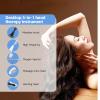 5-in-1 Hair & Scalp Care System - with Magnifying Lens, Massage Brush, Vibrating Comb, Relaxation Head & Refreshing Spray - Personal Grooming Device for Home Salon Use view 4