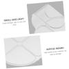 Angoily 2pcs Handheld Acrylic Makeup Mixing Trays for Nail Art and Salon Use Versatile Cosmetic Mixing Trays for Professionals and Home Users view 3