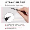 Eyebrow Tweezers Women Facial Hair, Stainless Steel Facial Hair Removal Precision Tweezer for Men & Women in Black, Slanted Tip Eyebrow Plucker for Easy Plucking, Professional Tweezers by AURAY (2) view 3