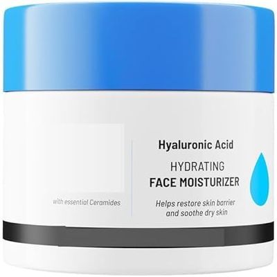 AM Hydrating Face Moisturiser| Polyglutamic Acid | Intense Hydration & Moisturisation | Mineral Oil & Silicone Free | 50 gm