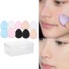 6/10x Finger Powder Puff With Finger Holder Strap Fingertip Makeup Sponge Pad For Cream Concealer Eyeshadow Makeup Tool view 2