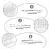 AUTSUPPL Cute Makeup Brush Storage Box Rotatable Makeup Organizer White Cosmetic Organizer Large Capacity Lid view 4