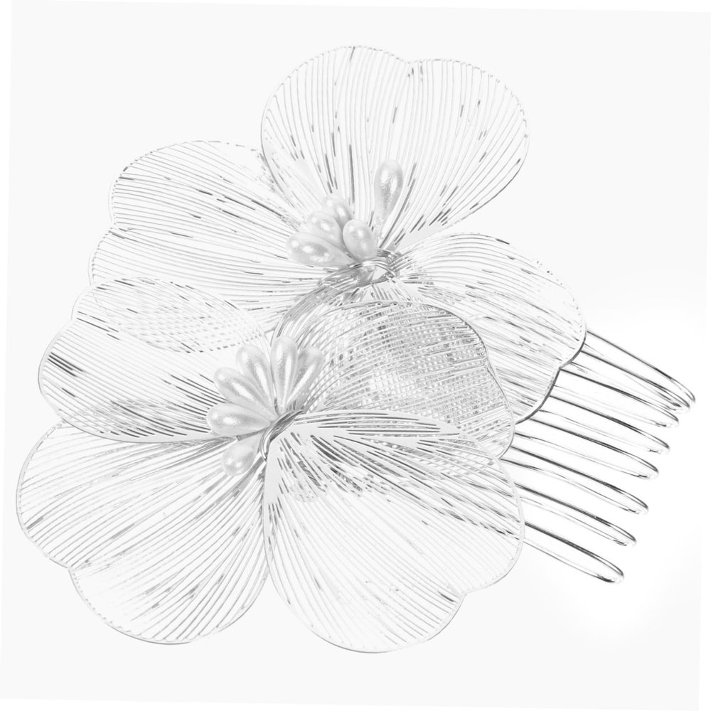 Healvian Essential Flower Hair Comb Wedding Hair Accessories for Women Match Occasion