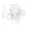 Healvian Essential Flower Hair Comb Wedding Hair Accessories for Women Match Occasion view 2