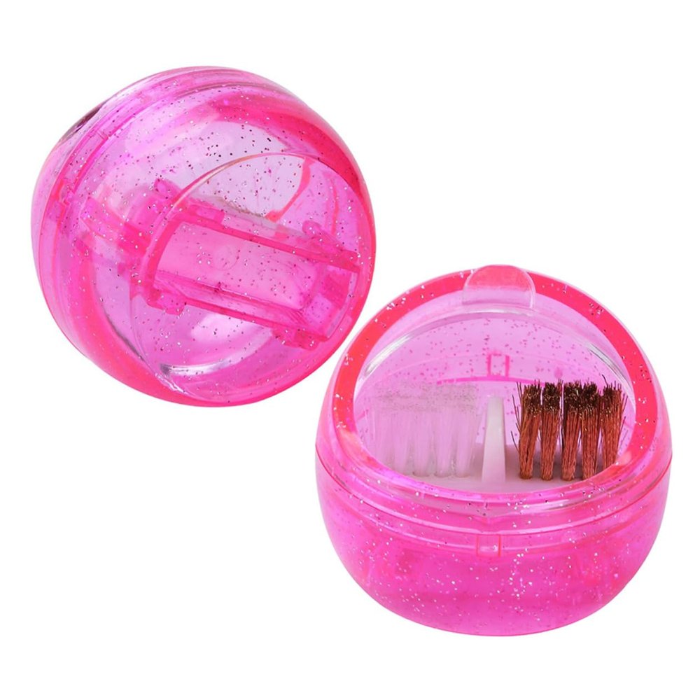BAZEITFLOW 2pcs Manicure Drill Bit Cleaning Brush Nail Drill Bits Cleaning Brush Case Nail Art Tools Accessory