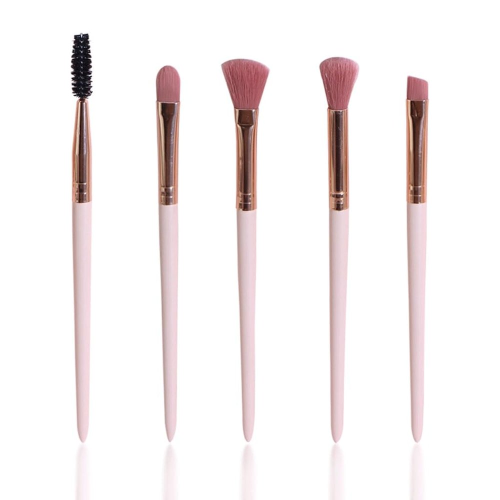 DUYHBAWRS Makeup Brush Set 5 Pieces of Eye Shadow Brush Eyelash curl Eye Brush Full Set of Makeup Tools