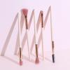 DUYHBAWRS Makeup Brush Set 5 Pieces of Eye Shadow Brush Eyelash curl Eye Brush Full Set of Makeup Tools view 2