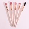 DUYHBAWRS Makeup Brush Set 5 Pieces of Eye Shadow Brush Eyelash curl Eye Brush Full Set of Makeup Tools view 4