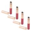 BAZEITFLOW 4pcs Silicone Lip Brush Lipstick Applicator Lip Gloss Applicators Women Makeup Tools Compact Travel view 1