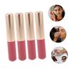 BAZEITFLOW 4pcs Silicone Lip Brush Lipstick Applicator Lip Gloss Applicators Women Makeup Tools Compact Travel view 2