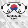 Flag of Republic of Korea Print Eye Mask,Silk-Like Sleep Mask,Night Sleeping Mask for Men Women,for Sleep Relaxation view 3