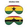 Flag of Ghana Print Eye Mask,Silk-Like Sleep Mask,Night Sleeping Mask for Men Women,for Sleep Relaxation view 2