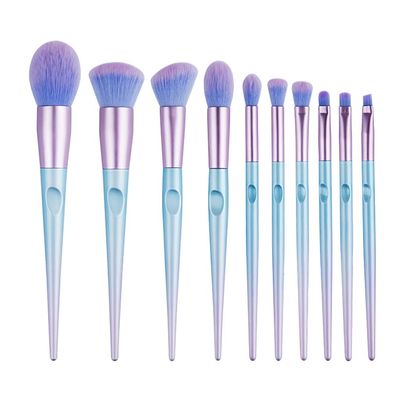 10Pcs Makeup Brushes Set Eyeliner Eye Shadow Powder Blush Brush Cosmetic Makeup Tools