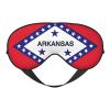 Arkansas State Flag Print Eye Mask,Silk-Like Sleep Mask,Night Sleeping Mask for Men Women,for Sleep Relaxation view 1