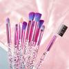 10pcs Eye Brushes Set Eyeliner Eyebrow Eyeshadow Makeup Cosmetic Beauty Tools(D) view 3